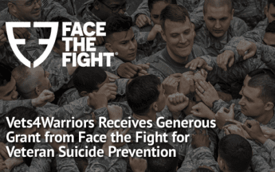 Vets4Warriors Receives Generous Grant from Face the Fight for Veteran Suicide Prevention  