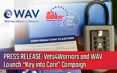PRESS RELEASE: Vets4Warriors and WAV Launch “Key into Care” Campaign